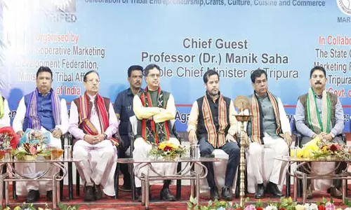 Tripura CM ने पूर्वोत्तर आदि बाजार का उद्घाटन किया