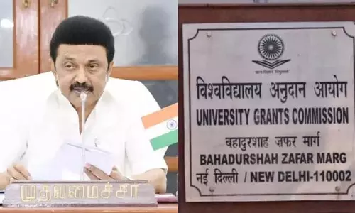नए यूजीसी ड्राफ्ट नियम: CM स्टालिन ने कॉपी के साथ दिल्ली को लिखा पत्र नए यूजीसी ड्राफ्ट नियम: CM स्टालिन ने कॉपी के साथ दिल्ली को लिखा पत्र
