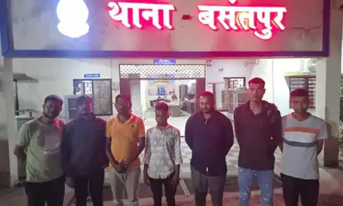 सब्जी मंडी से 7 जुआरी गिरफ्तार, पुलिस ने मारी रेड