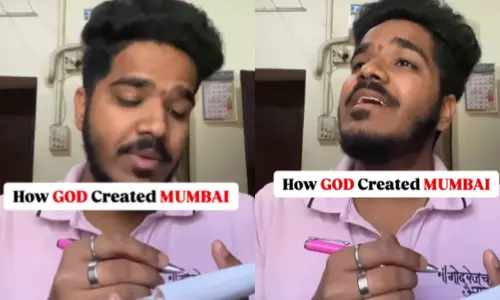 इंस्टाग्रामर ने ईश्वर ने मुंबई कैसे बनाई पर बनाई मजेदार रील, VIDEO...