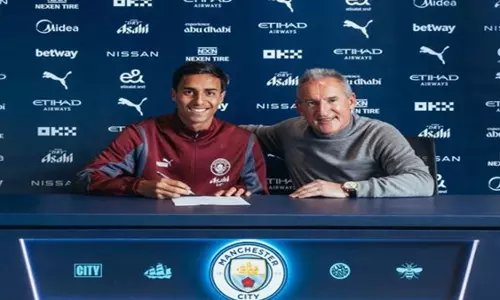 Manchester City ने पाल्मेरास से ब्राजील के सनसनीखेज खिलाड़ी विटोर रीस को साइन किया