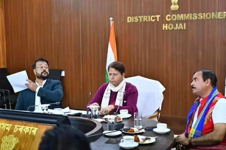 Assam : मंत्री अजंता नियोग ने होजाई में समीक्षा बैठक में भाग लिया Assam : मंत्री अजंता नियोग ने होजाई में समीक्षा बैठक में भाग लिया