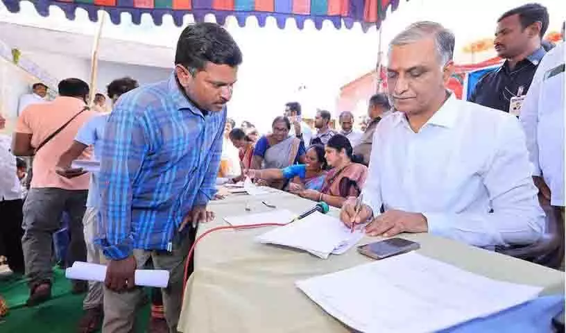 Harish Rao ने किसानों की कर्ज माफी पर श्वेत पत्र की मांग की