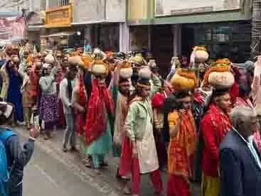 Kalash Shobha Yatra के साथ तीन दिवसीय किऊल महोत्सव का किया गया शुभारंभ