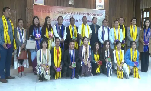 Agartala में राजभवन में त्रिपुरा राज्य दिवस मनाया गया