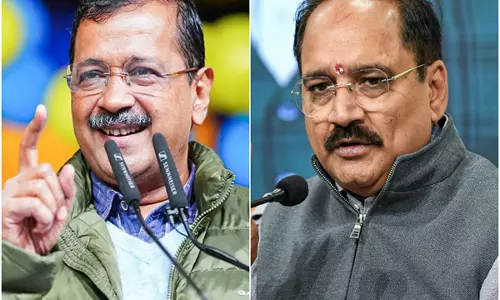 भाजपा नेताओं ने केजरीवाल पर चुनावी हिंदू होने का आरोप लगाया,  AAP ने पलटवार किया
