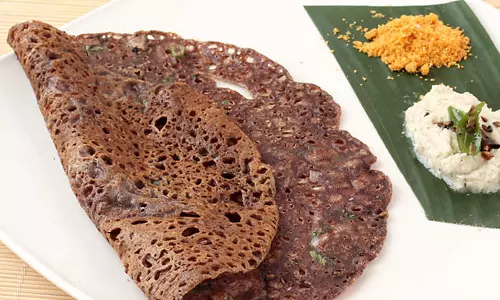 रागी डोसा रेसिपी