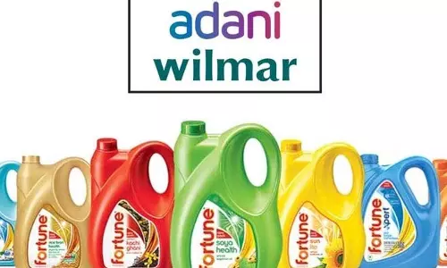Adani Wilmar शेयर की कीमत में -2.11% कम Adani Wilmar शेयर की कीमत में -2.11% कम