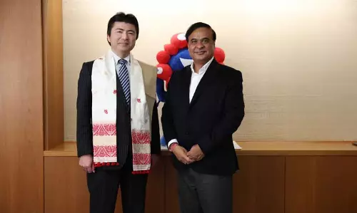 Assam के मुख्यमंत्री हिमंत बिस्वा सरमा ने श्री कोगा युइचिरो से मुलाकात