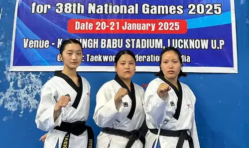 Arunachal के ताइक्वांडो एथलीटों को 38वें राष्ट्रीय खेलों के लिए