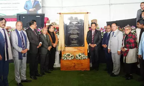 Meghalaya सचिवालय की आधारशिला रखी Meghalaya सचिवालय की आधारशिला रखी