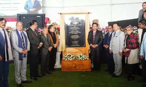 Meghalaya : सीएम कॉनराड के. संगमा ने उमसावली में नए सचिवालय भवन की आधारशिला रखी Meghalaya : सीएम कॉनराड के. संगमा ने उमसावली में नए सचिवालय भवन की आधारशिला रखी