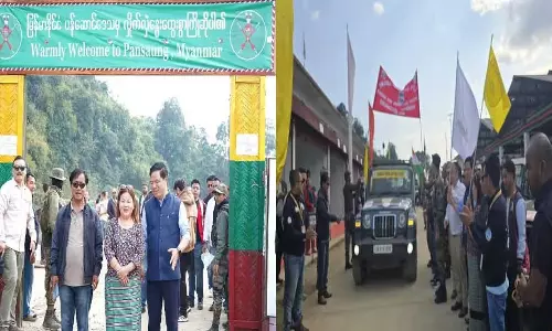 Arunachal : ऐतिहासिक पंगसौ दर्रे से तिरंगा यात्रा कार रैली को हरी झंडी दिखाकर रवाना