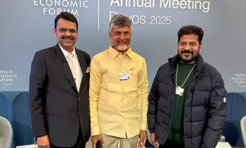 Andhra: दावोस दौरा चंद्रबाबू, रेवंत रेड्डी, फडणवीस एक मंच पर