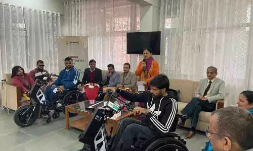 PU में विकलांग छात्रों को व्हीलचेयर और सहायक उपकरण प्रदान किए गए