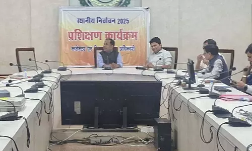 निकाय चुनाव, रायपुर जिले में मतदान दलों का प्रशिक्षण