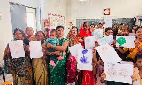 रायपुर जिले के आँगनवाड़ी केंद्रों में ECCE दिवस का हुआ आयोजन