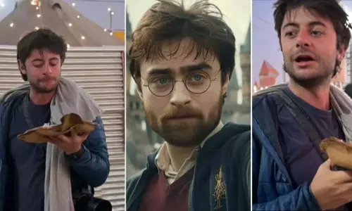 प्रयागराज में दिखे हैरी पॉटर? शख्स का VIDEO वायरल
