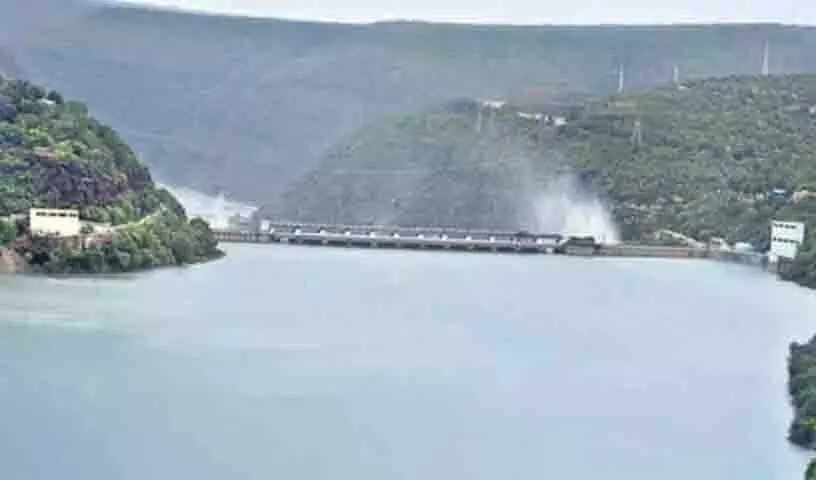 Nagarjuna Sagar बांध में तेलंगाना, आंध्र प्रदेश के लिए सिर्फ 150 TMC पानी