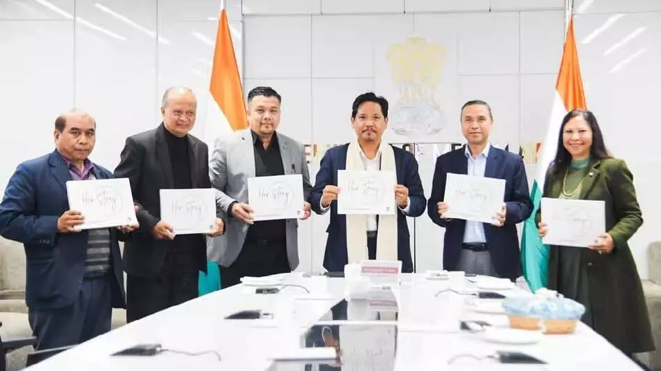 Meghalaya के मुख्यमंत्री ने महिलाओं के सम्मान में कॉफी टेबल बुक का विमोचन किया