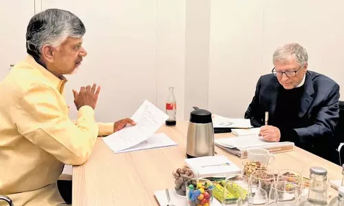 चंद्रबाबू नायडू ने बिल गेट्स से मुलाकात की, आंध्र के साथ स्वास्थ्य-AI साझेदारी का प्रस्ताव रखा