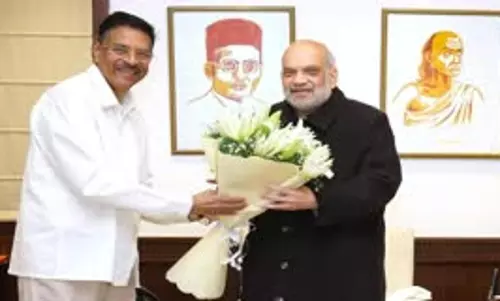Odisha : हरिबाबू ने अमित शाह से मुलाकात की