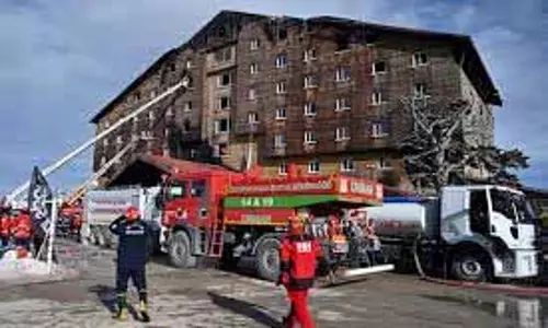 तुर्की में होटल में आग लगने से 66 लोगों की मौत