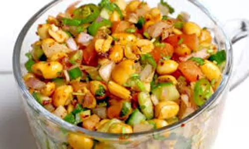 Try करें टेस्टी और हेल्दी मूंगफली चाट, झटपट हो जाएगी तैयार