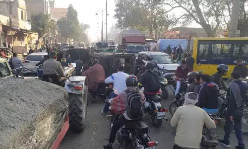 Haryana : पानीपत में यातायात जाम की समस्या Haryana : पानीपत में यातायात जाम की समस्या