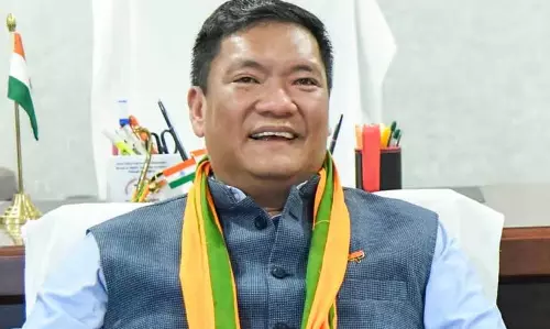 Arunachal : पेमा खांडू ने सुदूर पिप्सोरांग तक सड़क संपर्क