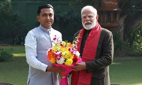 गोवा मुख्यमंत्री ने New Delhi में प्रधानमंत्री मोदी से मुलाकात की गोवा मुख्यमंत्री ने New Delhi में प्रधानमंत्री मोदी से मुलाकात की