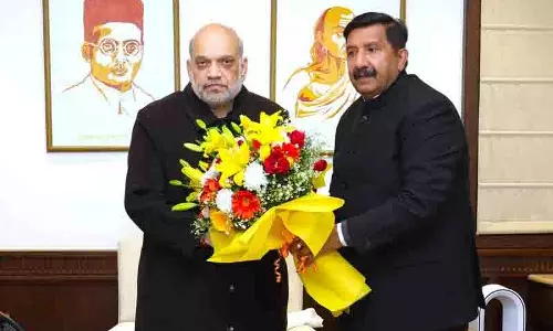 Himachal Dy CM ने अमित शाह से मुलाकात की, सहकारी क्षेत्र के लिए धन की मांग की