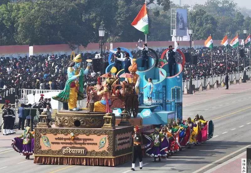 Haryana :  पैरालंपिक पदक विजेता राज्य की झांकी के केंद्र में सीएम