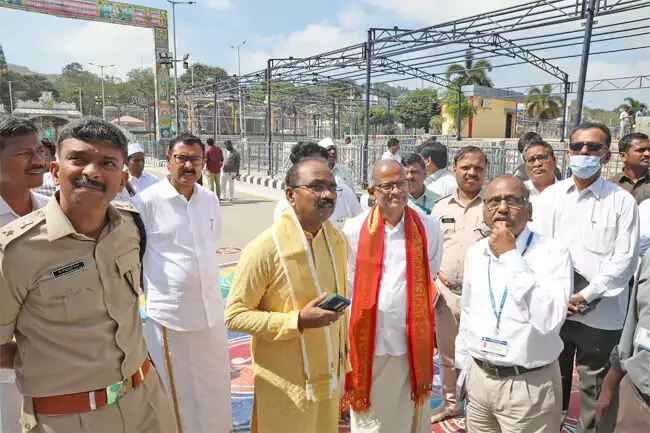 Andhra: रथ सप्तमी के दिन व्हिप ब्रेक दर्शन,अर्जित सेवाएँ रद्द