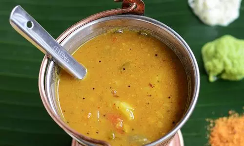 अंडा और टमाटर सांबर रेसिपी