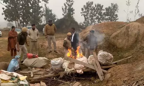 Assam : मोरीगांव में भारी मात्रा में नशीले पदार्थ नष्ट