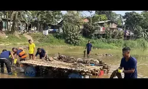 Assam :  जोरहाट की भोगदोई नदी पुनरुद्धार परियोजना सफाई प्रयास