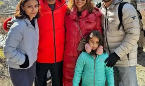 सोहा अली खान, कुणाल, Rajkumar और पत्रलेखा की मस्ती भरी छुट्टियों की झलकियाँ