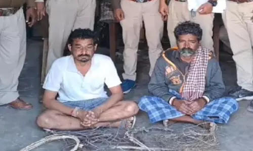 तेंदुआ को मारा, दो शिकारी वन विभाग की गिरफ्त में