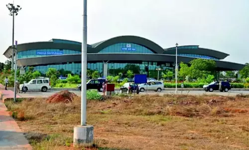 Andhra: राजामहेंद्रवरम हवाई अड्डे पर टर्मिनल का एक हिस्सा ढह गया