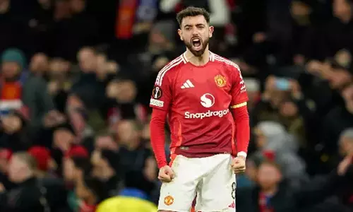 Europa League: ब्रूनो फर्नांडिस ने मैनचेस्टर यूनाइटेड को आगे बढ़ाया