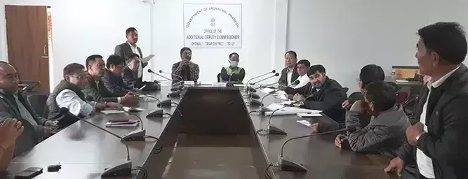 PGCIL और परियोजना प्रभावित निवासियों ने ट्रांसमिशन लाइनों के मुद्दों को सुलझाने के लिए बैठक की PGCIL और परियोजना प्रभावित निवासियों ने ट्रांसमिशन लाइनों के मुद्दों को सुलझाने के लिए बैठक की