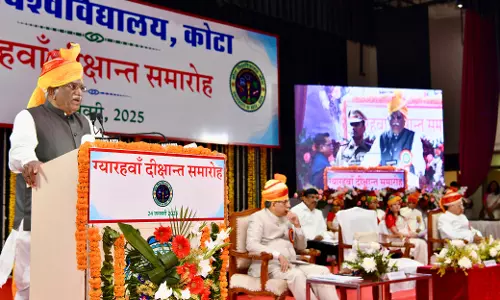 Jaipur: कोटा विश्वविद्यालय का ग्यारहवां दीक्षांत समारोह आयोजित