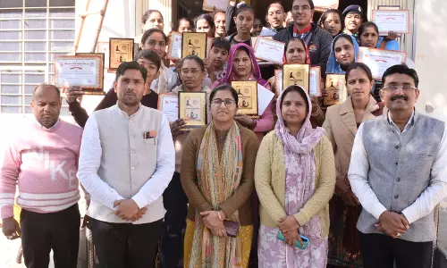 Churu :राष्ट्रीय बालिका दिवस के अवसर पर जिला मुख्यालय पर आयोजित हुआ कार्यक्रम