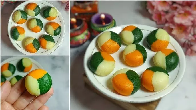 Tricolor Peda: गणतंत्र दिवस पर ट्राई करें तिरंगा पेड़ा