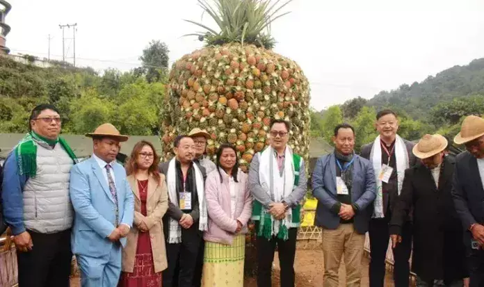 रिजिजू ने पाइनएप्पल फेस्ट में भाग लिया, परियोजनाओं का उद्घाटन किया