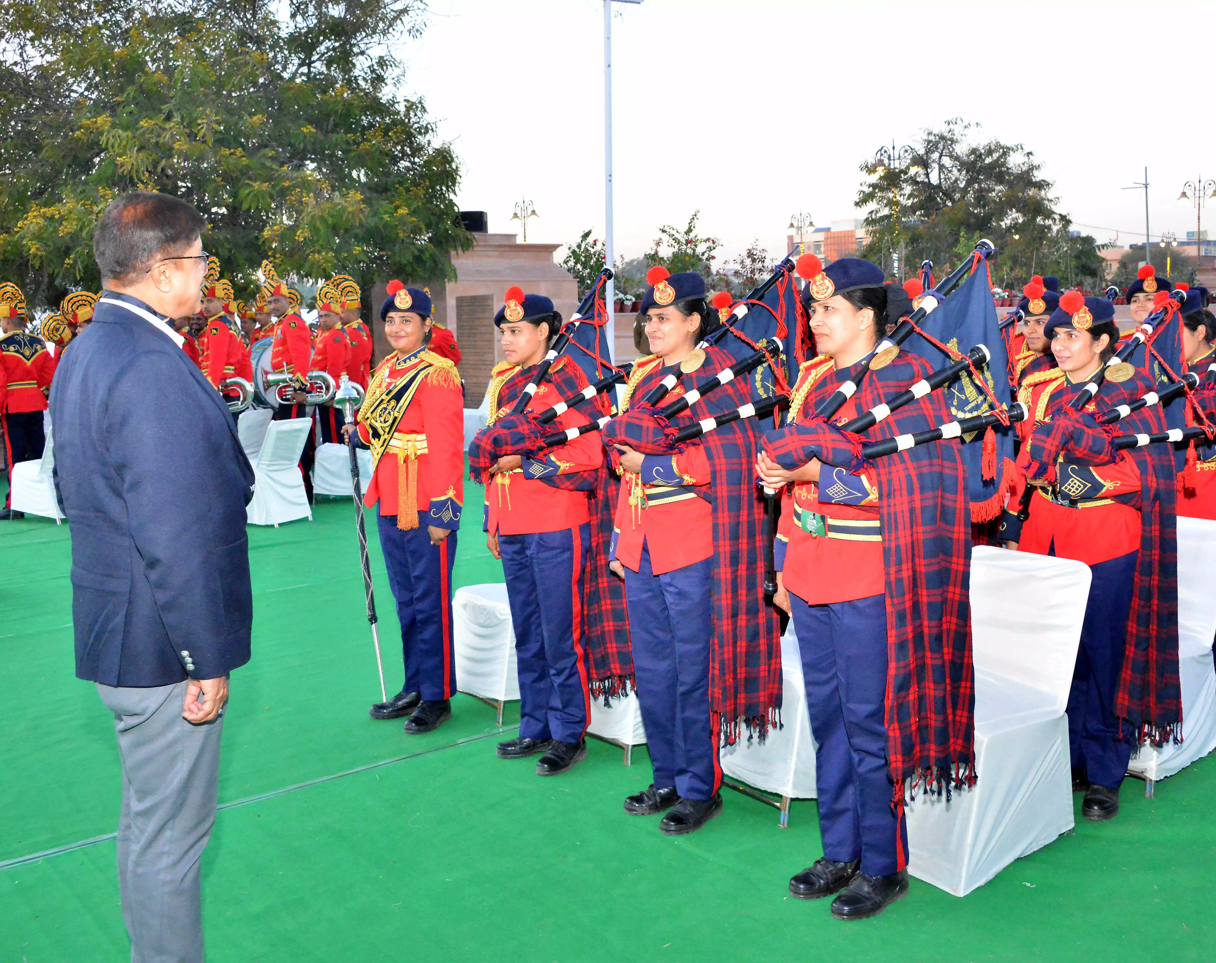 Jaipur: गणतंत्र दिवस की पूर्व संध्या पर अमर जवान ज्योति पर विशेष कार्यक्रम का हुआ आयोजन