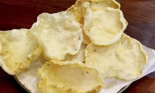 झटपट पापड़ रेसिपी