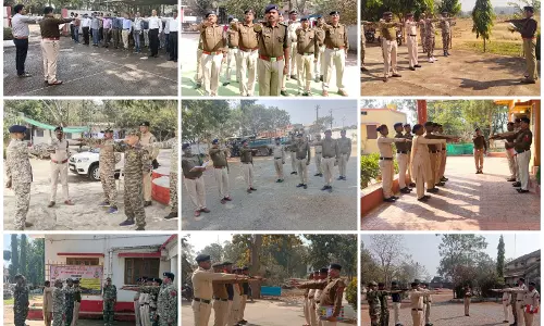 15वें राष्ट्रीय मतदाता दिवस पर धमतरी के पुलिस अधिकारी और कर्मचारियों ने ली शपथ