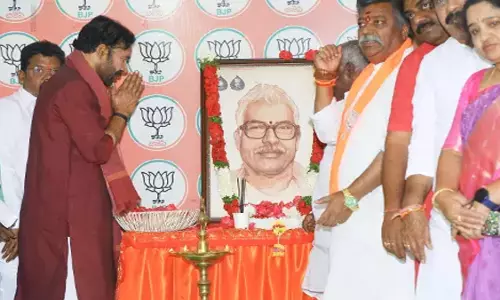 Telangana: किशन रेड्डी ने कर्पूरी ठाकुर को श्रद्धांजलि दी